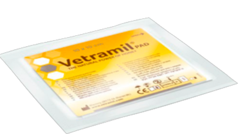 Vetramil sterile kompresser 10x10cm 10stk 